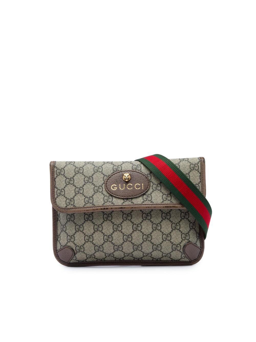 Gucci Gg Supreme Web Neo Vintage Belt #349471G73B